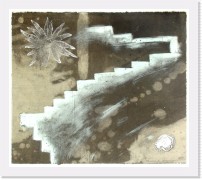 Jigiri - Stairs * Jigiri – Stairs  (monotype, 42x48 cm) * 1498 x 1320 * (697KB)