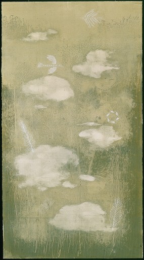 Temple Garden - II Temple Garden – II   (monotype, 145x76 cm)