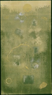 Temple Garden - I Temple Garden – I   (monotype, 145x76 cm)