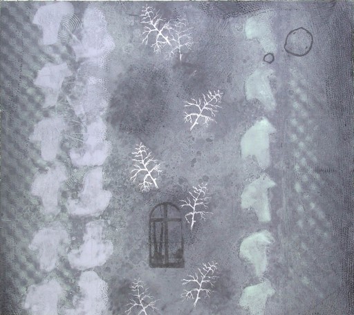 Time Crystal 07 <b>Time Crystal 7</b>  (monotype, 65.5x73.5 cm)