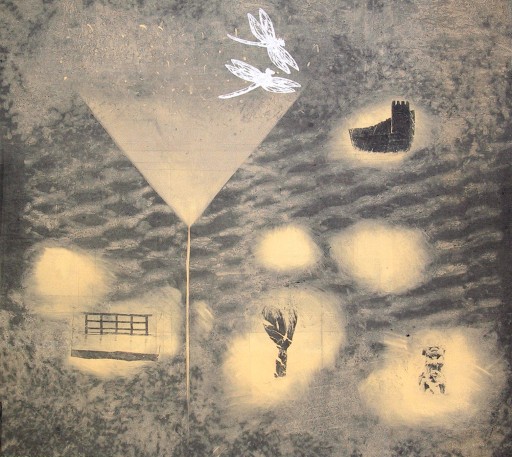 Time Crystal 10 <b>Time Crystal 10</b>  (monotype, 65.5x73.5 cm)