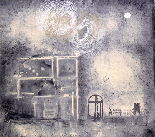 Time Crystal 16 <b>Time Crystal 16</b>  (monotype, 65.5x73.5 cm)